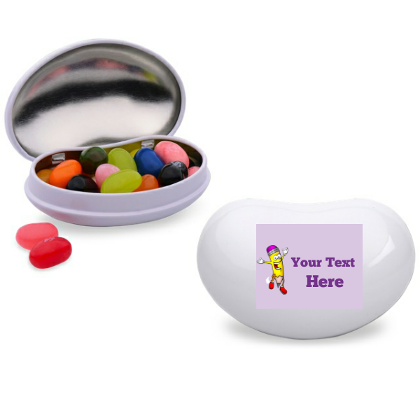 School Pencil Personalized Jelly Belly Tin
