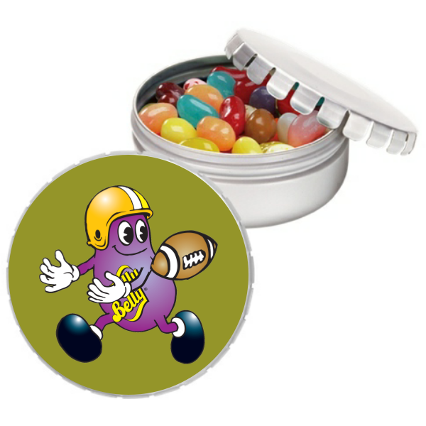 Football Personalized Giant Snip-Snap Tin