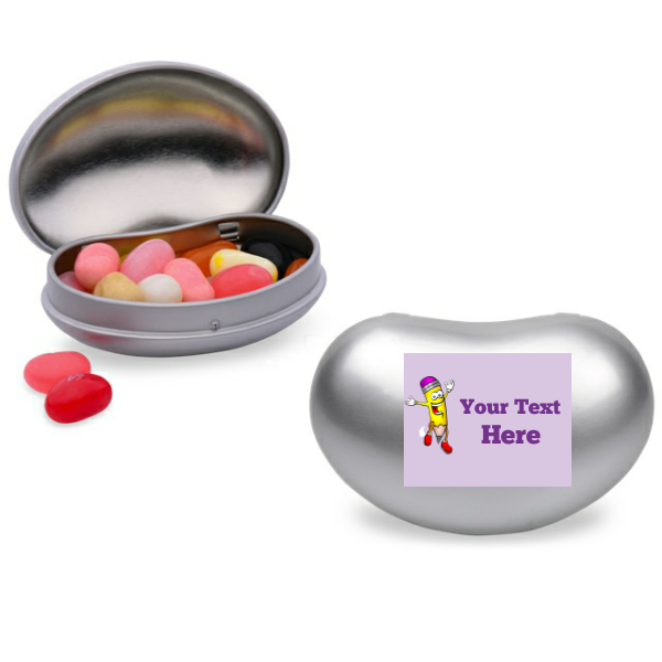 School Pencil Personalized Jelly Belly Tin