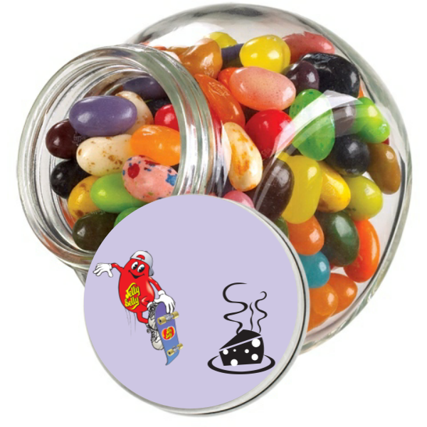 Skateboard Personalized Glass Jar