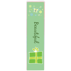 Personalized 4 Flavor Clear Cube Set