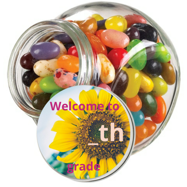 Welcome back to School Personalized Glass Jar