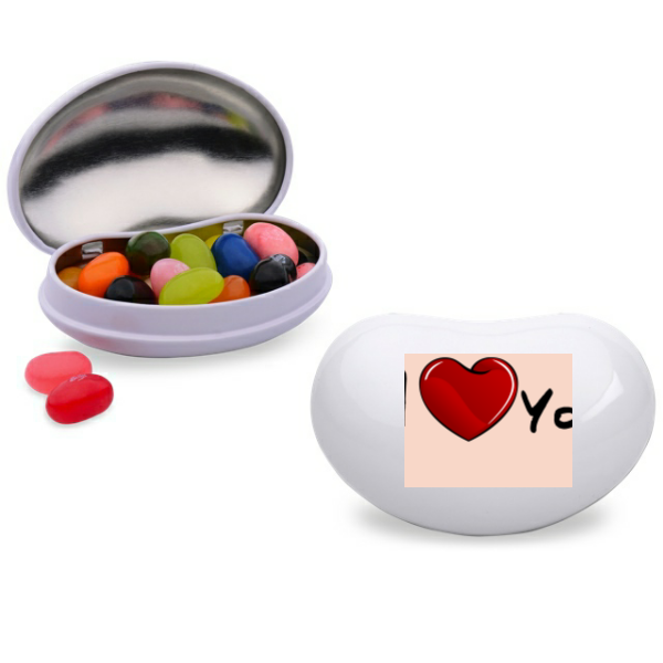I Love You Personalized Jelly Belly Tin