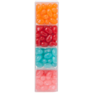 Personalized 4 Flavor Clear Cube Set