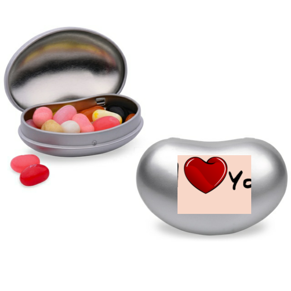 I Love You Personalized Jelly Belly Tin