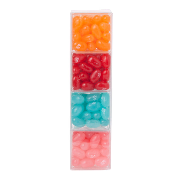 Personalized 4 Flavor Clear Cube Set