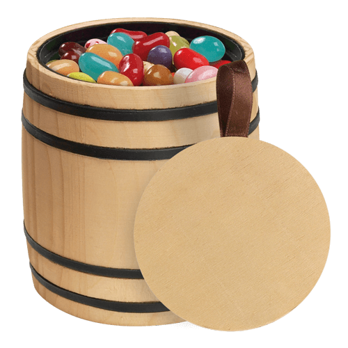 Personalized Wooden Barrel