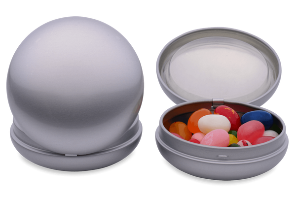 Personalized Clamshell Container Silver