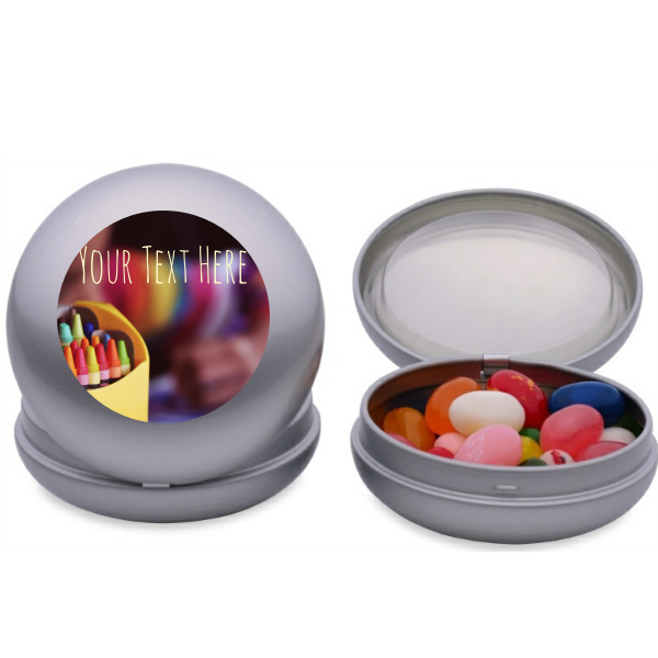 School Crayons Personalized Clamshell Container