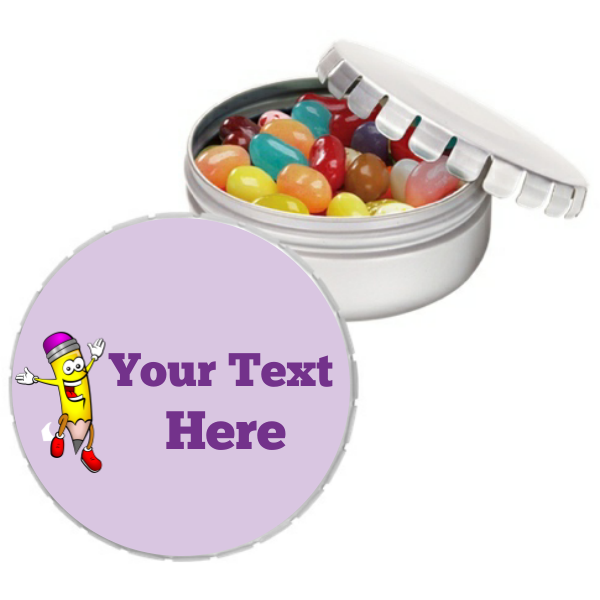 School Pencil Personalized Giant Snip-Snap Tin