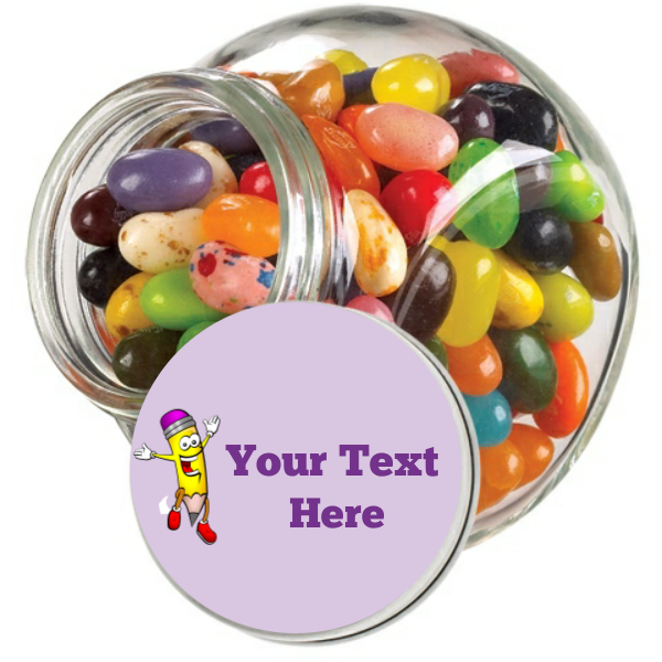 School Pencil Personalized Glass Jar